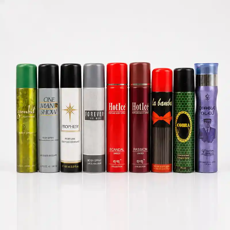 demo 1 5 PCS Premium Body Spray Combo Pack – 100ML Each - Image 1