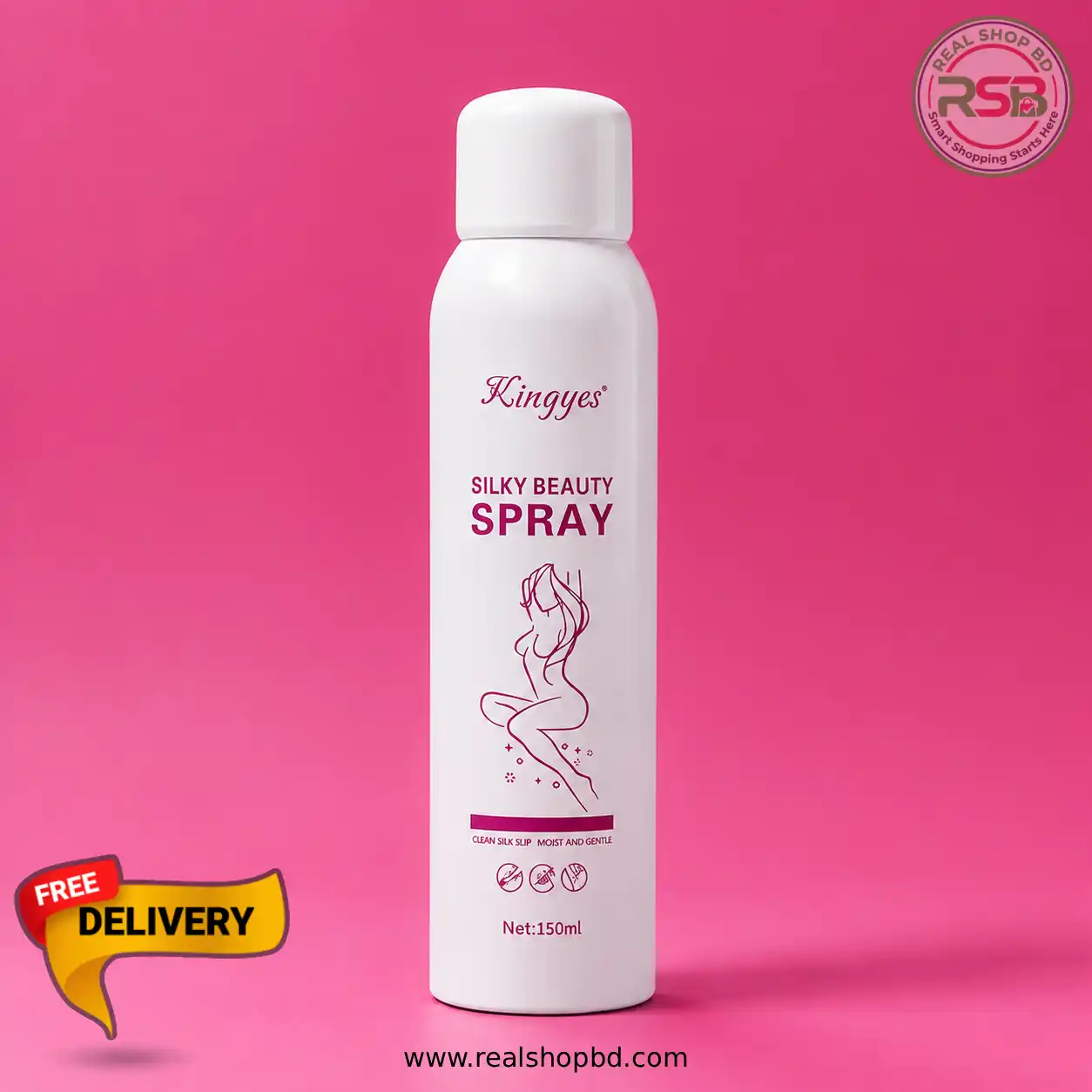 08 Kingyes Silky Beauty Spray 150ml - Image 1